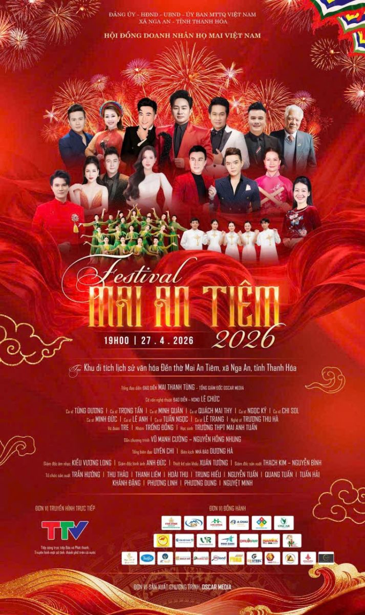 Thông Báo Chương Trình Festival Mai An Tiêm 2026
